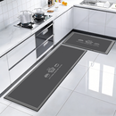 Kit 2 Tapetes de Cozinha - Borracha Antiderrapante, Super Absorvente e Secagem Rápida 120*34cm+60*34cm