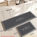 Kit 2 Tapetes Cozinha Antiderrapante Premium – Absorvente, Sofisticado e secagem rápida.