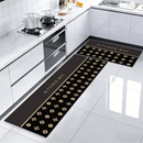 Kit 2 Tapetes de Cozinha - Borracha Antiderrapante, Super Absorvente e Secagem Rápida 120*34cm+60*34cm