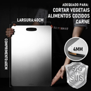 Tábua de Corte Inox 316 Premium – Anti Mofo, Não Retém Cheiros